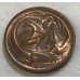 AUSTRALIA 1978 . TWO 2 CENTS COIN . FRILLED NECK LIZARD